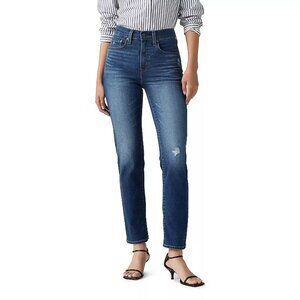 Levi's 724 Ripped High Rise Straight Jeans, Size: 30(US 10)Medium, Know When